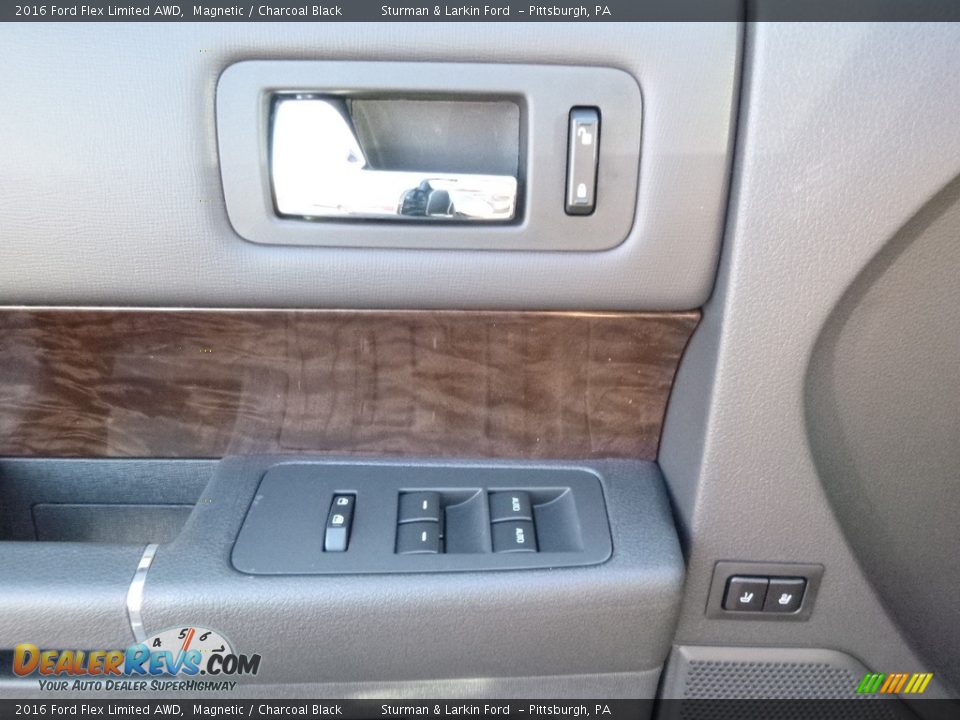 2016 Ford Flex Limited AWD Magnetic / Charcoal Black Photo #15