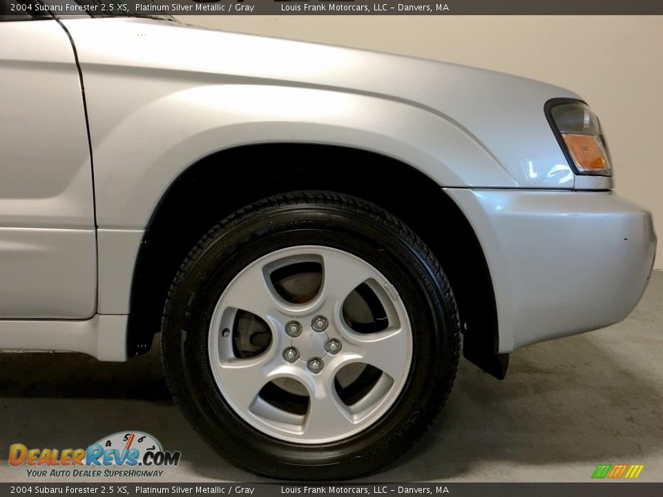 2004 Subaru Forester 2.5 XS Platinum Silver Metallic / Gray Photo #31