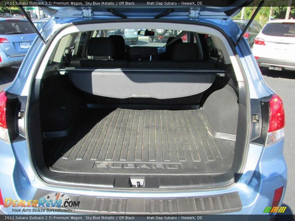 2011 Subaru Outback 2.5i Premium Wagon Sky Blue Metallic / Off Black Photo #19