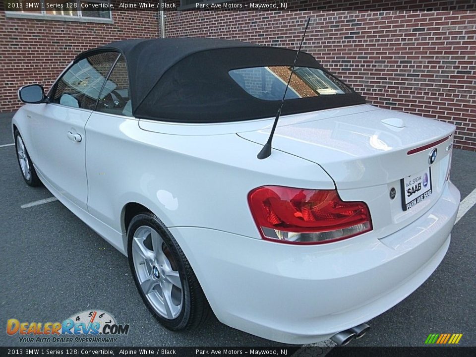 2013 BMW 1 Series 128i Convertible Alpine White / Black Photo #3