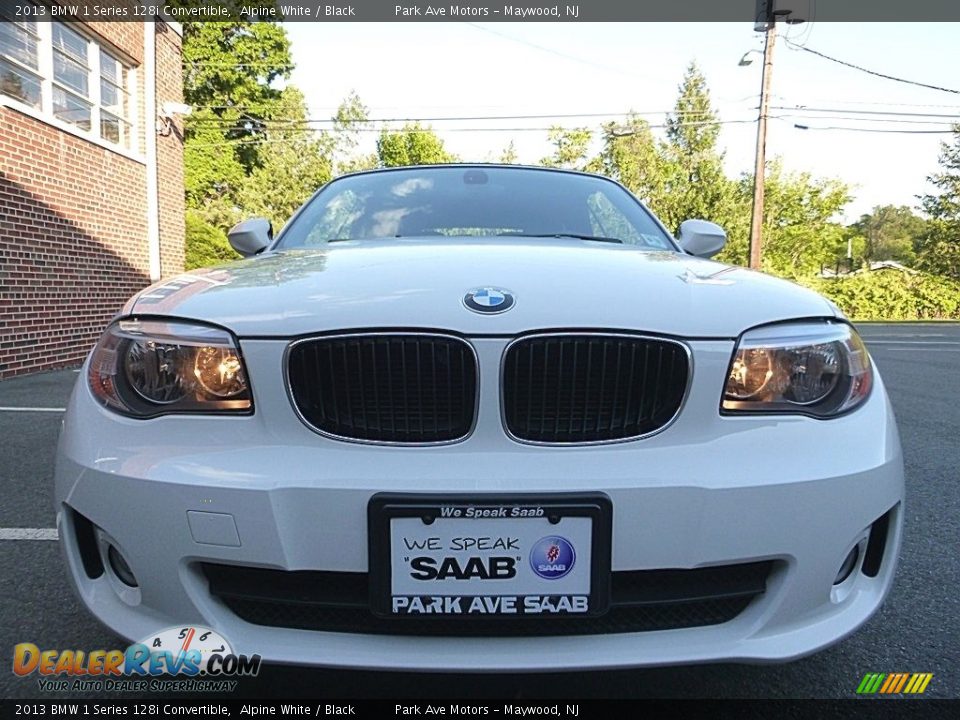 2013 BMW 1 Series 128i Convertible Alpine White / Black Photo #8