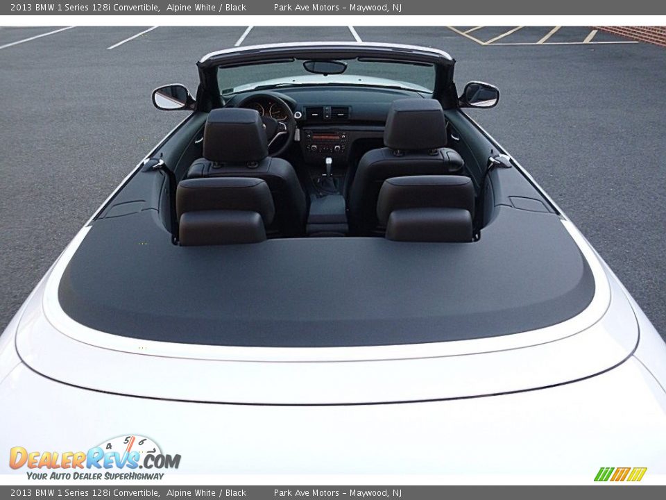 2013 BMW 1 Series 128i Convertible Alpine White / Black Photo #12