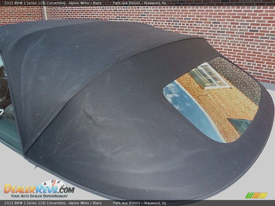 2013 BMW 1 Series 128i Convertible Alpine White / Black Photo #13