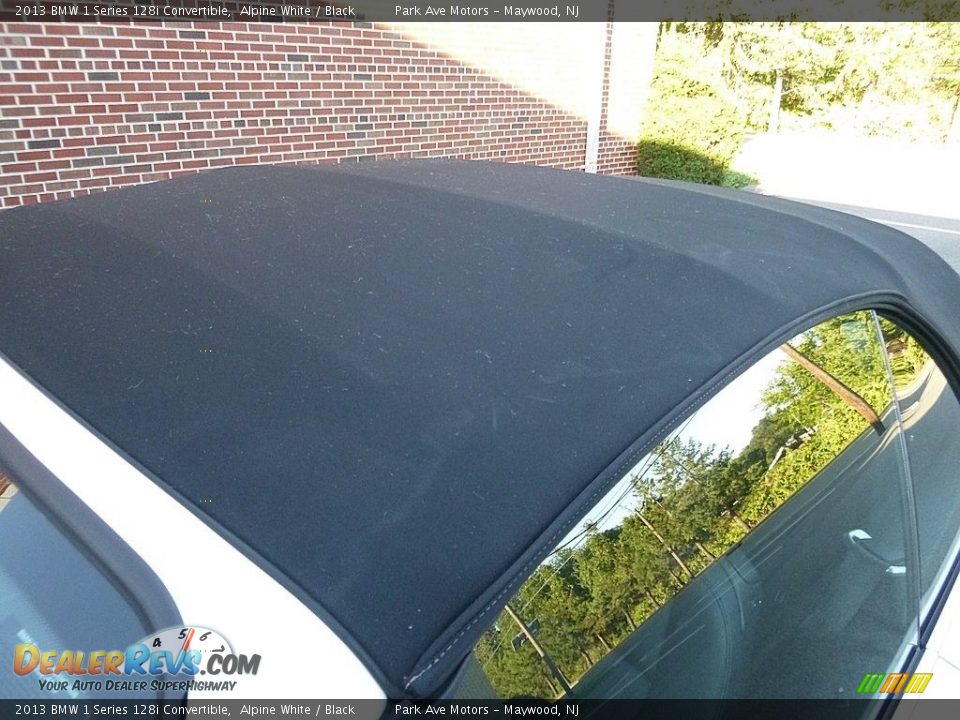 2013 BMW 1 Series 128i Convertible Alpine White / Black Photo #14