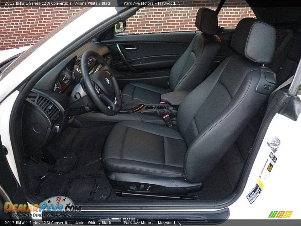 2013 BMW 1 Series 128i Convertible Alpine White / Black Photo #19