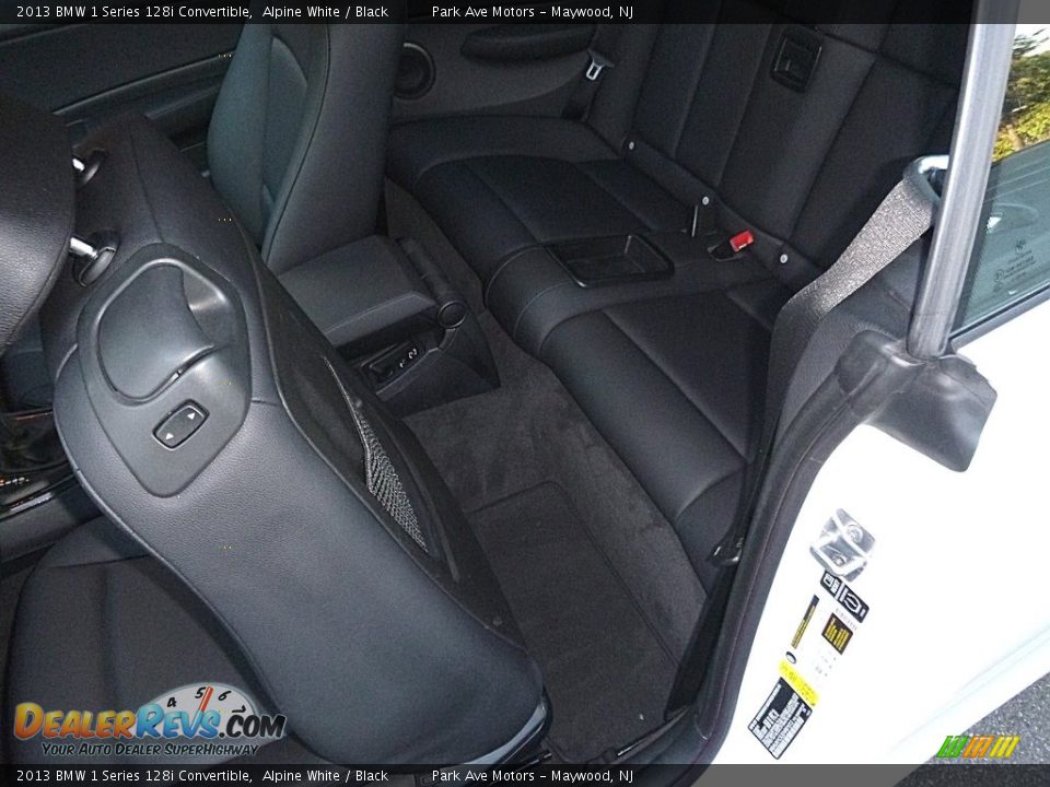2013 BMW 1 Series 128i Convertible Alpine White / Black Photo #20