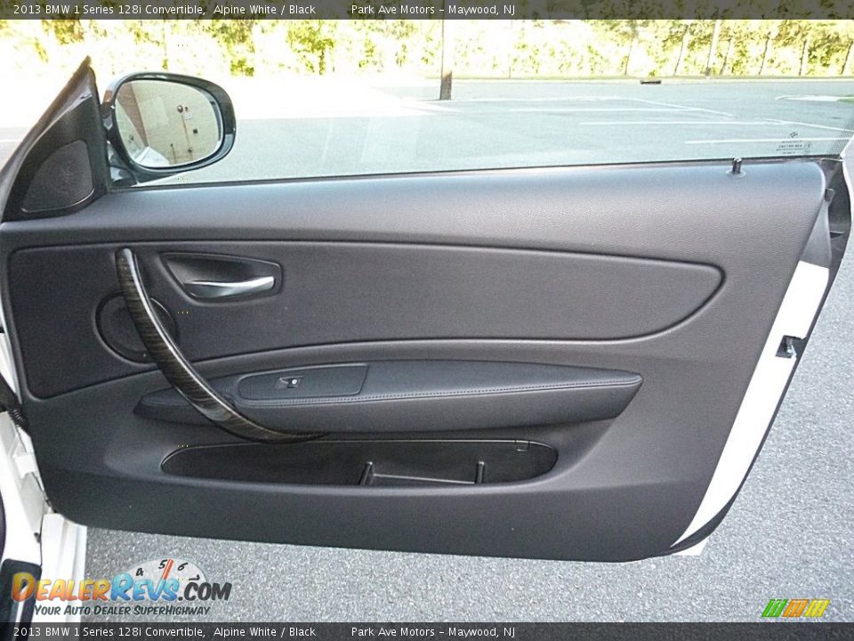 2013 BMW 1 Series 128i Convertible Alpine White / Black Photo #22