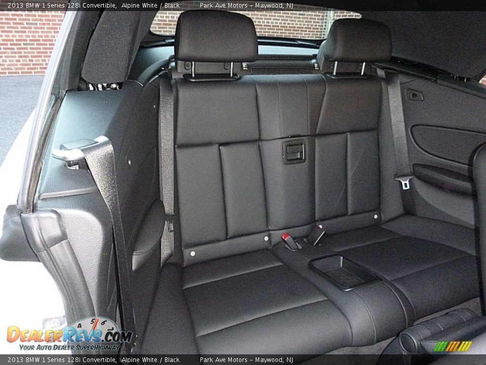 2013 BMW 1 Series 128i Convertible Alpine White / Black Photo #26