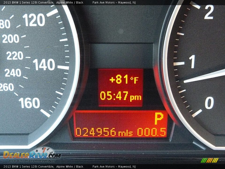 2013 BMW 1 Series 128i Convertible Alpine White / Black Photo #29