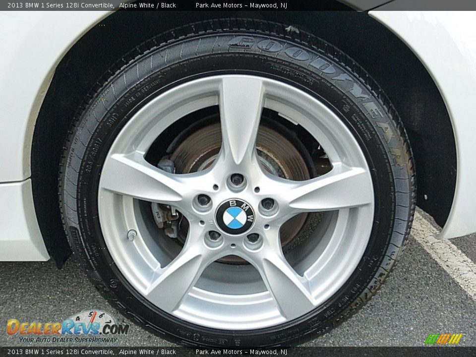 2013 BMW 1 Series 128i Convertible Alpine White / Black Photo #32