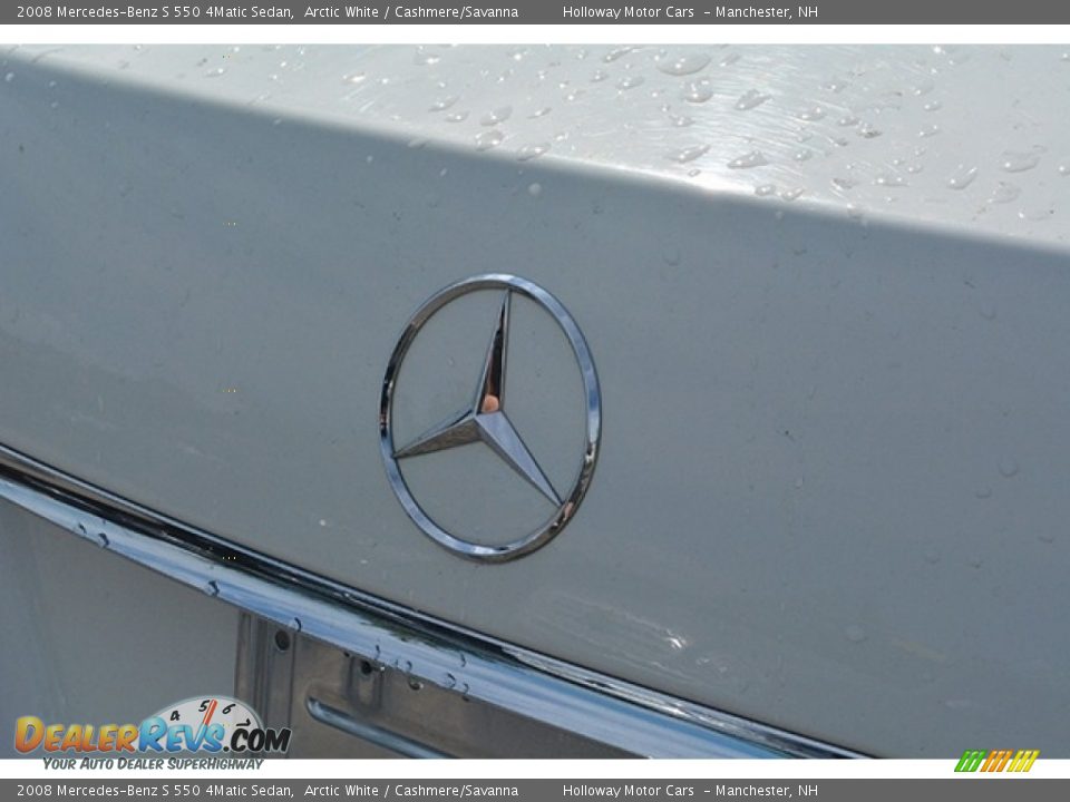2008 Mercedes-Benz S 550 4Matic Sedan Arctic White / Cashmere/Savanna Photo #6