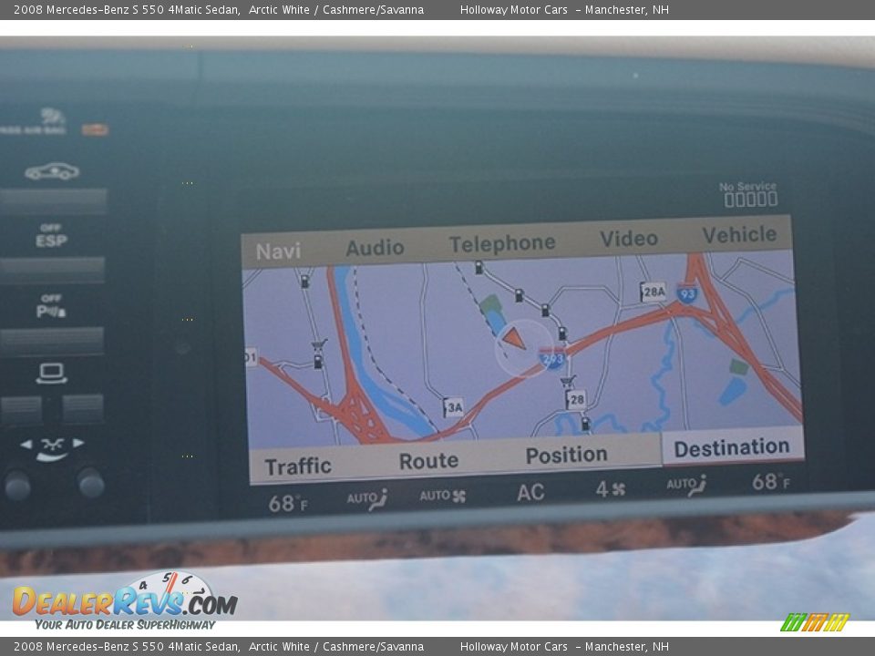 2008 Mercedes-Benz S 550 4Matic Sedan Arctic White / Cashmere/Savanna Photo #22