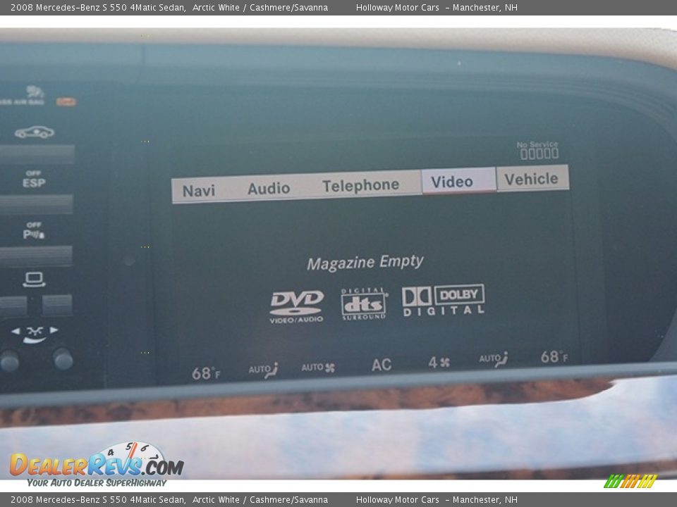 2008 Mercedes-Benz S 550 4Matic Sedan Arctic White / Cashmere/Savanna Photo #23