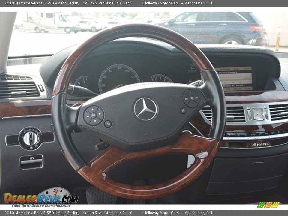 2010 Mercedes-Benz S 550 4Matic Sedan Iridium Silver Metallic / Black Photo #15