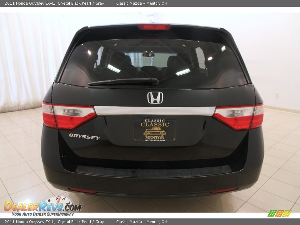 2011 Honda Odyssey EX-L Crystal Black Pearl / Gray Photo #13