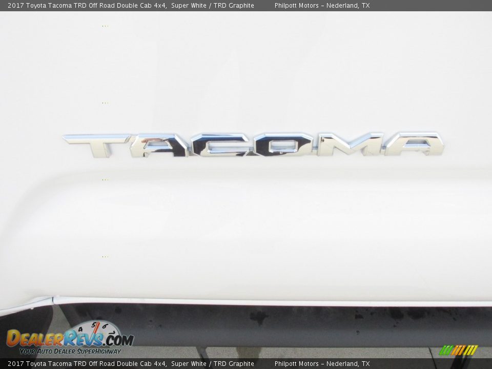 2017 Toyota Tacoma TRD Off Road Double Cab 4x4 Super White / TRD Graphite Photo #14
