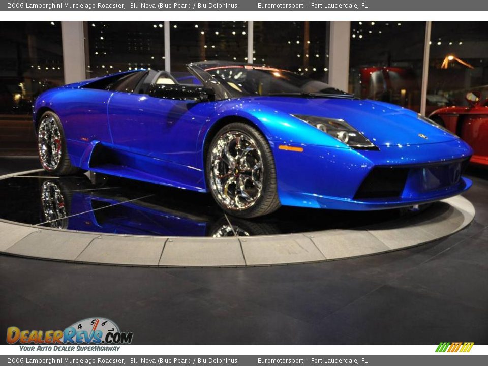 2006 Lamborghini Murcielago Roadster Blu Nova (Blue Pearl) / Blu Delphinus Photo #1