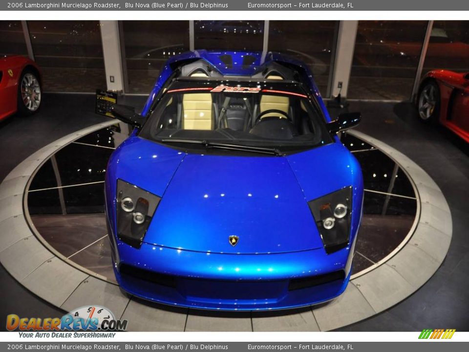 2006 Lamborghini Murcielago Roadster Blu Nova (Blue Pearl) / Blu Delphinus Photo #2