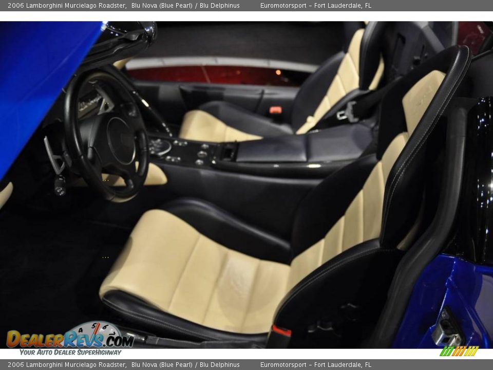 2006 Lamborghini Murcielago Roadster Blu Nova (Blue Pearl) / Blu Delphinus Photo #8