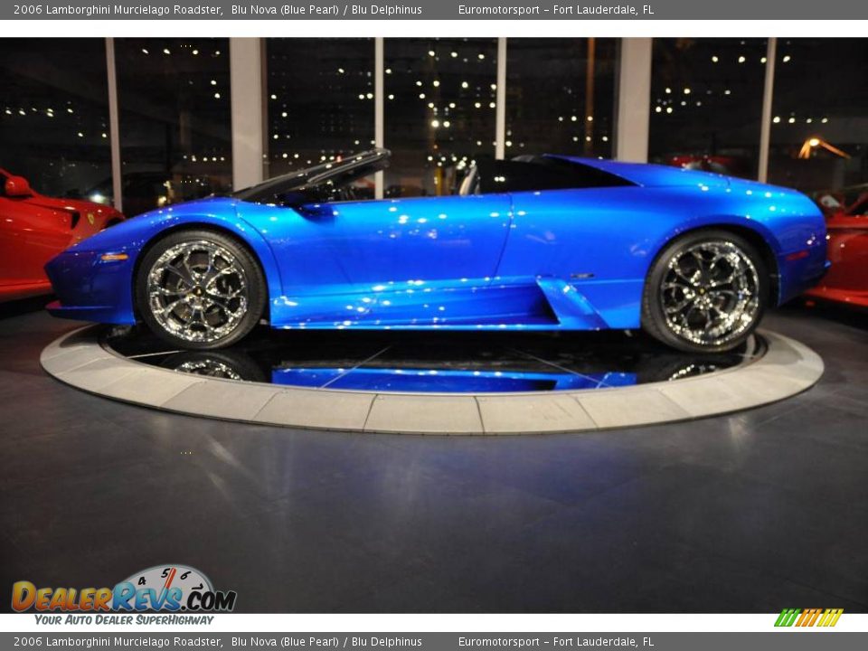 2006 Lamborghini Murcielago Roadster Blu Nova (Blue Pearl) / Blu Delphinus Photo #11