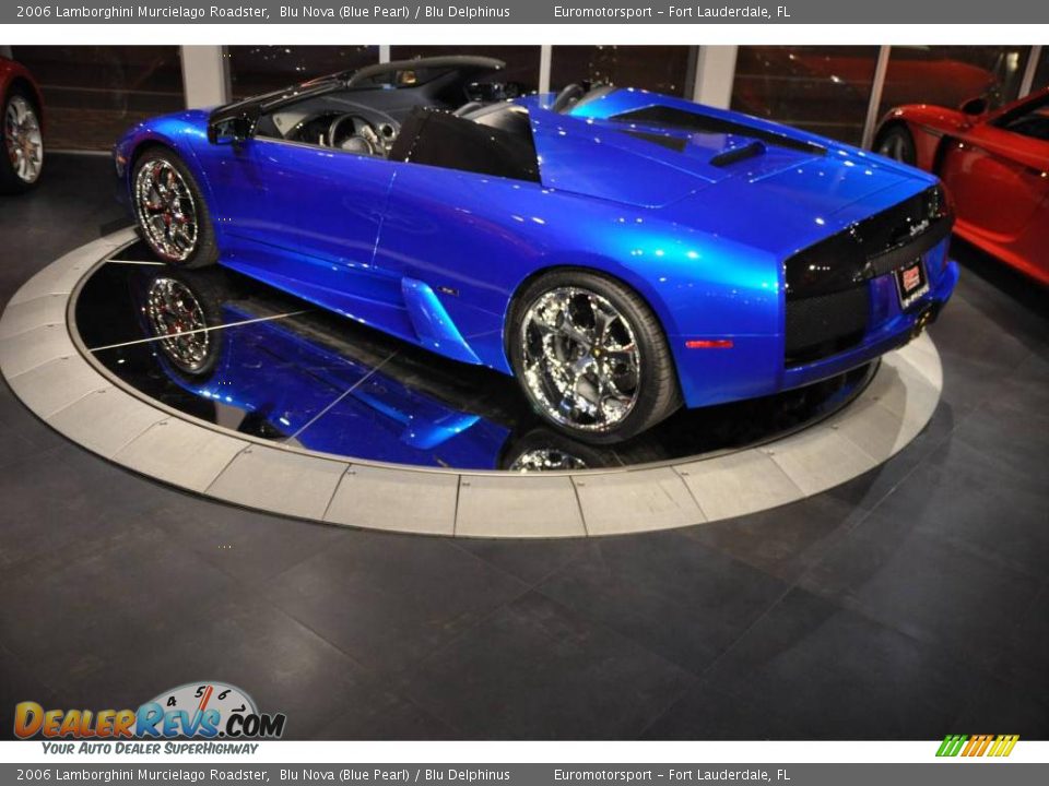 2006 Lamborghini Murcielago Roadster Blu Nova (Blue Pearl) / Blu Delphinus Photo #19