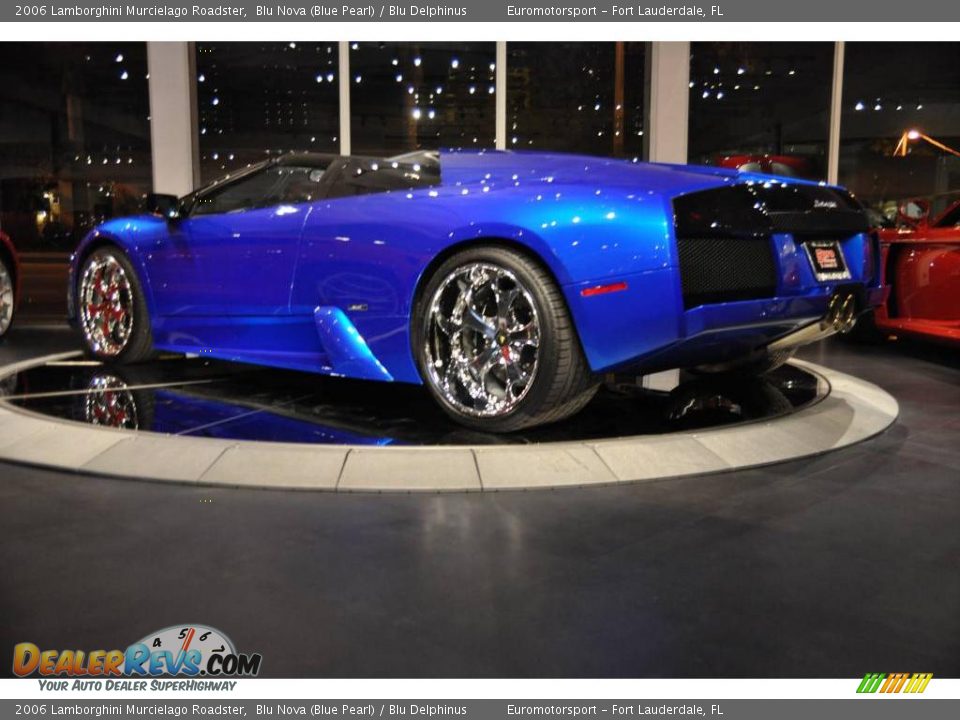 2006 Lamborghini Murcielago Roadster Blu Nova (Blue Pearl) / Blu Delphinus Photo #21