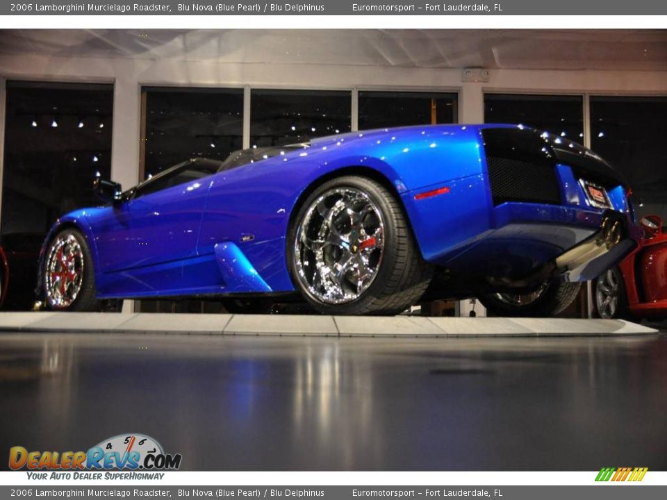 2006 Lamborghini Murcielago Roadster Blu Nova (Blue Pearl) / Blu Delphinus Photo #22