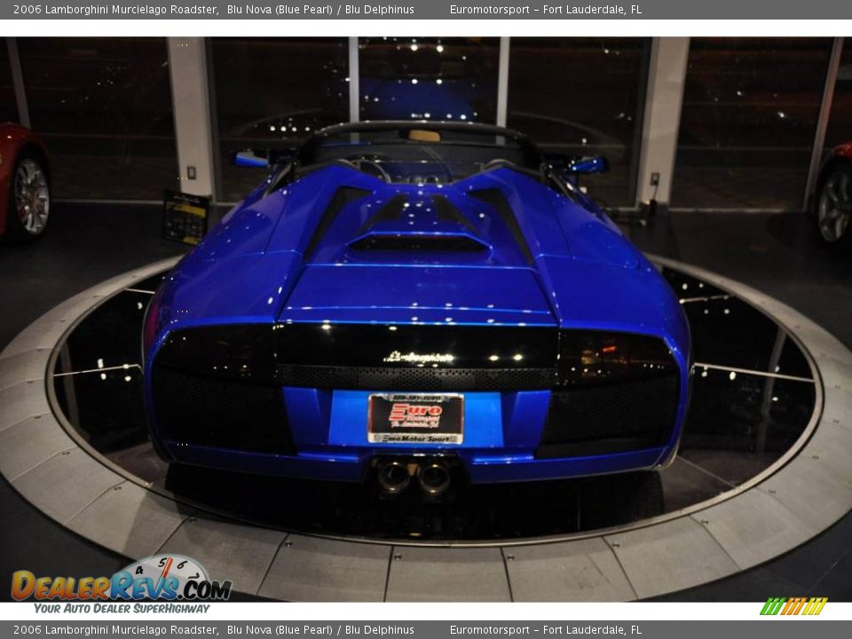 2006 Lamborghini Murcielago Roadster Blu Nova (Blue Pearl) / Blu Delphinus Photo #25