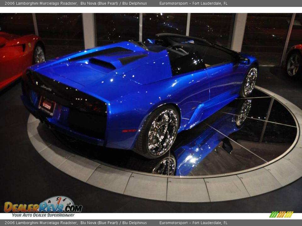 2006 Lamborghini Murcielago Roadster Blu Nova (Blue Pearl) / Blu Delphinus Photo #28