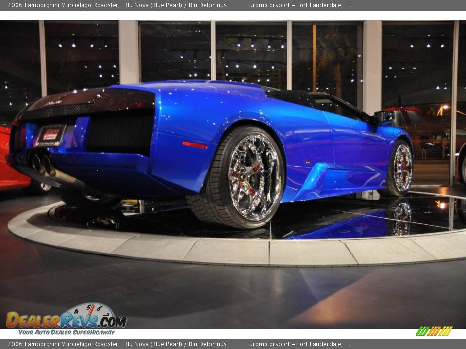 2006 Lamborghini Murcielago Roadster Blu Nova (Blue Pearl) / Blu Delphinus Photo #29