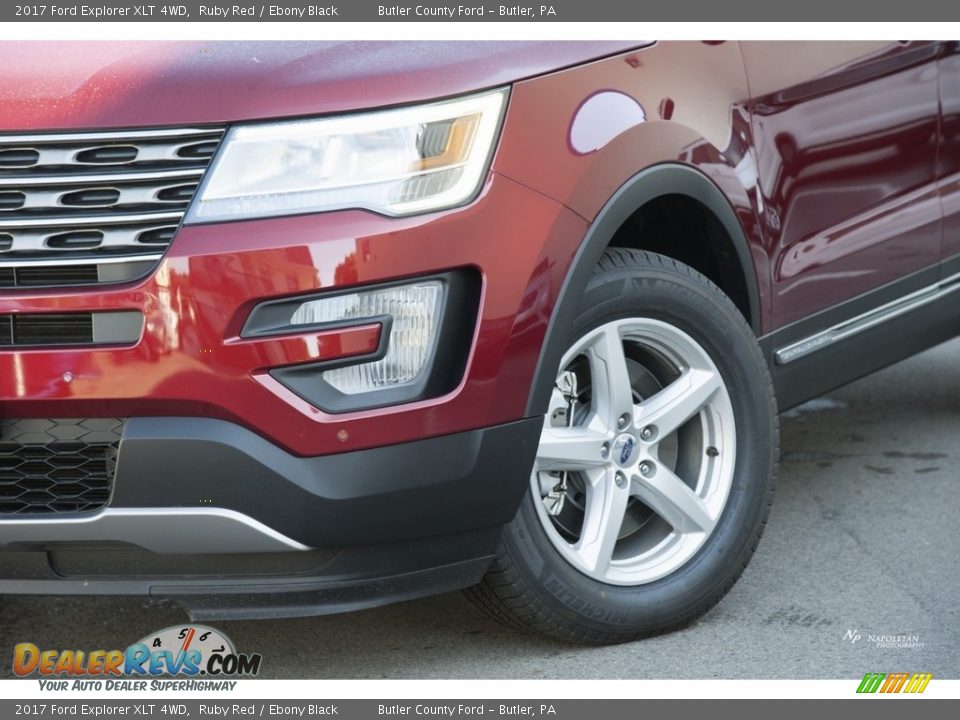 2017 Ford Explorer XLT 4WD Ruby Red / Ebony Black Photo #2
