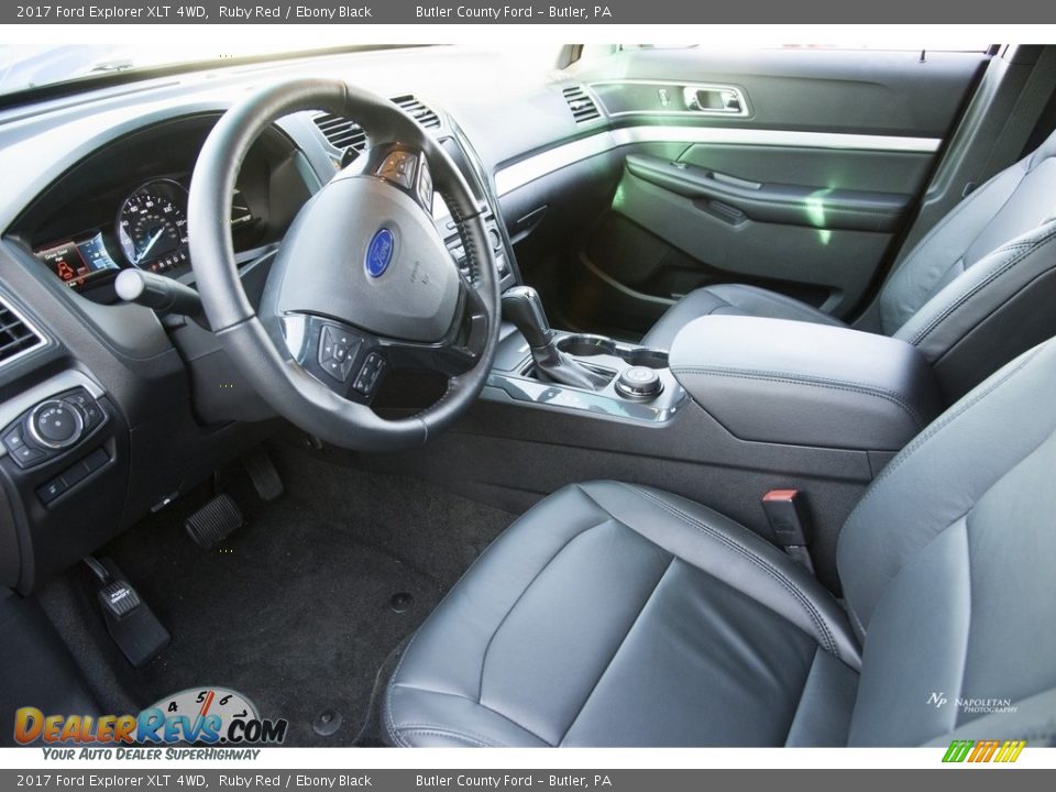 2017 Ford Explorer XLT 4WD Ruby Red / Ebony Black Photo #6
