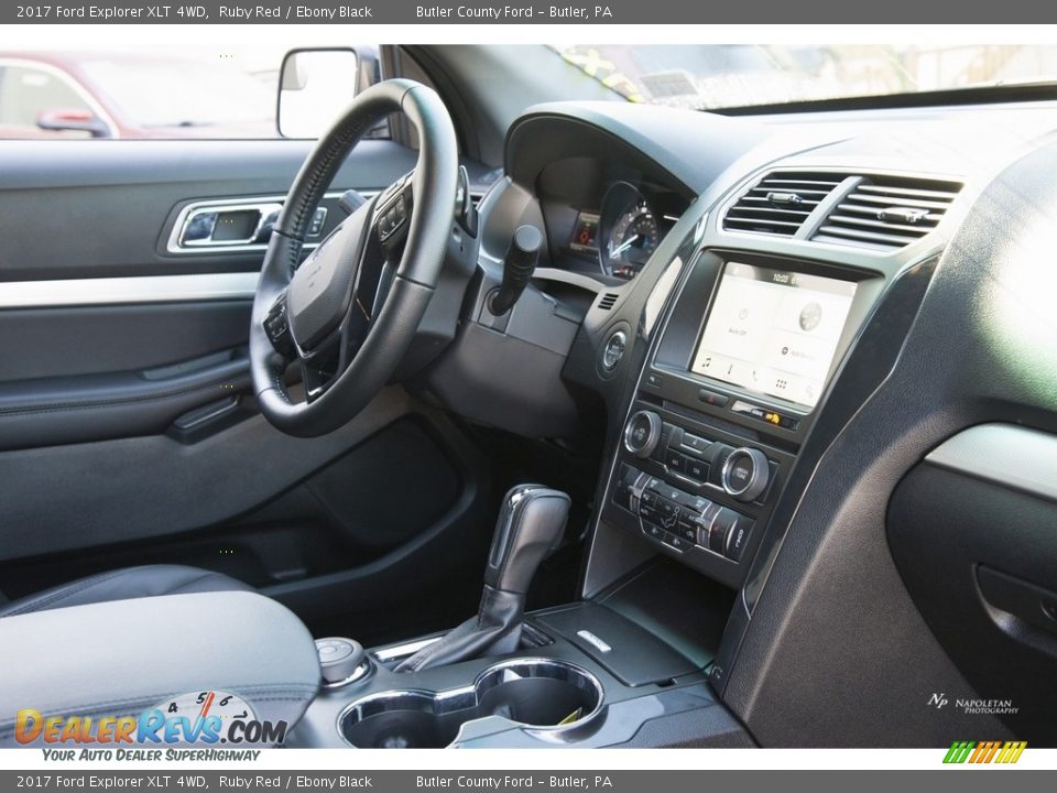 2017 Ford Explorer XLT 4WD Ruby Red / Ebony Black Photo #8