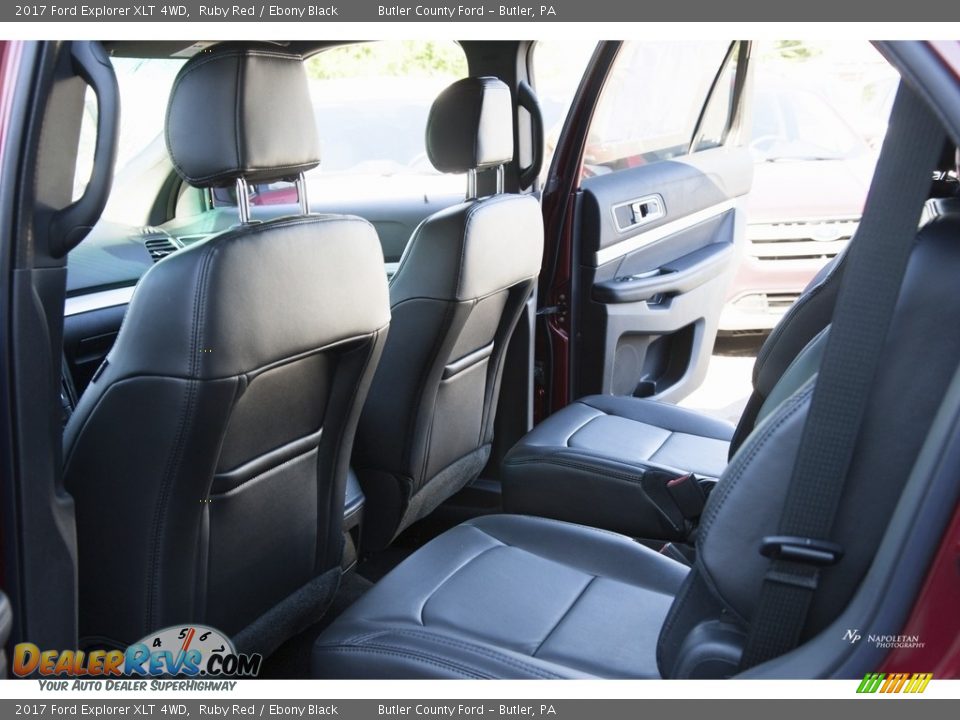 2017 Ford Explorer XLT 4WD Ruby Red / Ebony Black Photo #9