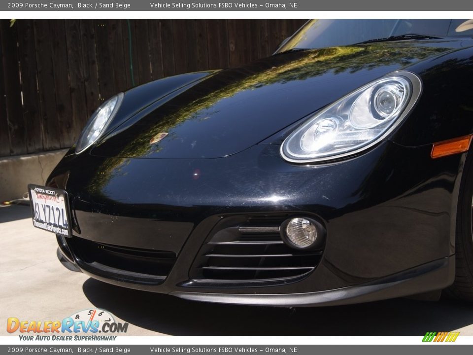 2009 Porsche Cayman Black / Sand Beige Photo #4