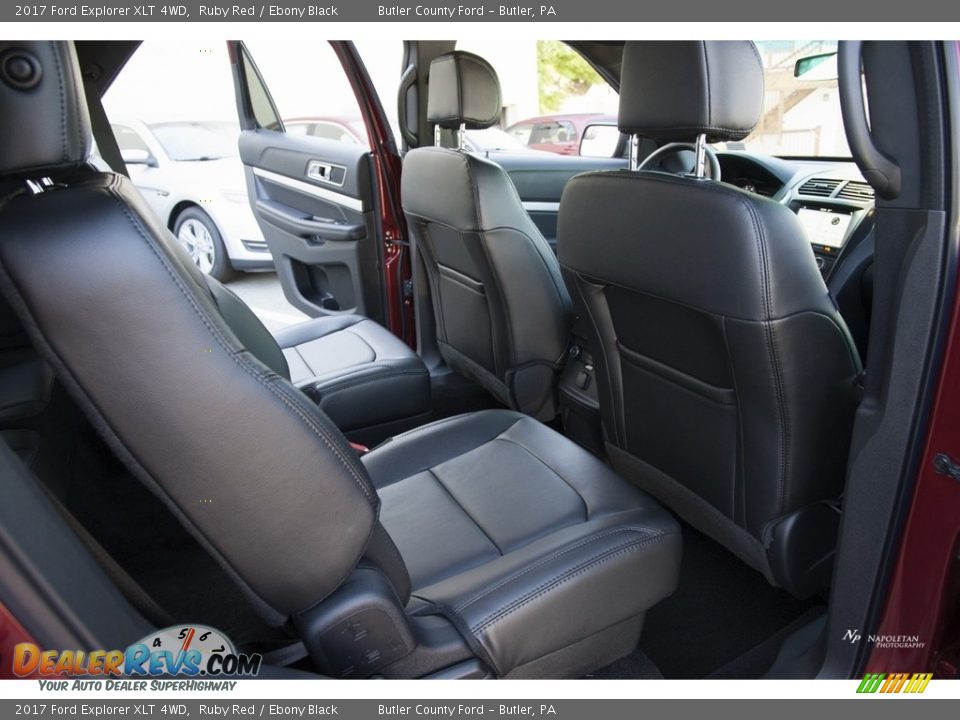2017 Ford Explorer XLT 4WD Ruby Red / Ebony Black Photo #11