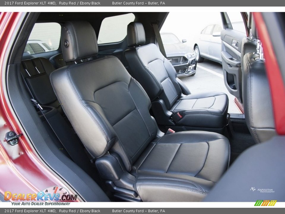2017 Ford Explorer XLT 4WD Ruby Red / Ebony Black Photo #12