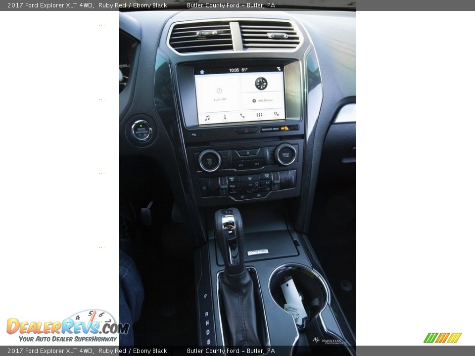 2017 Ford Explorer XLT 4WD Ruby Red / Ebony Black Photo #14