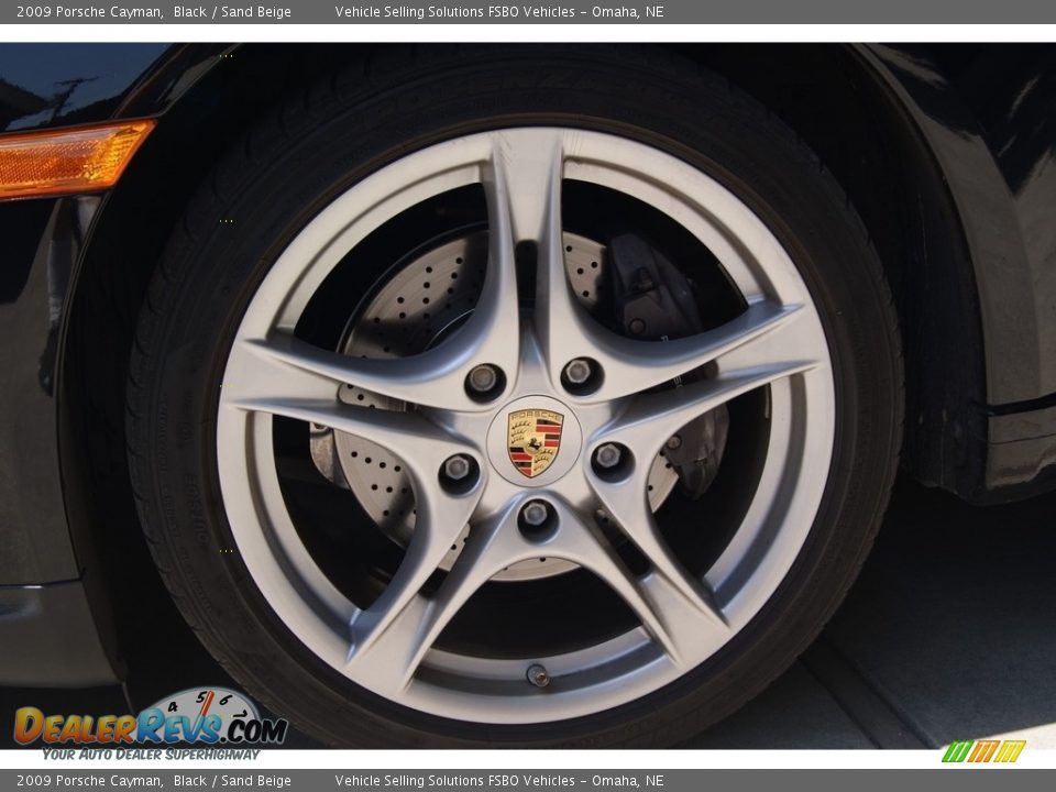 2009 Porsche Cayman Black / Sand Beige Photo #19