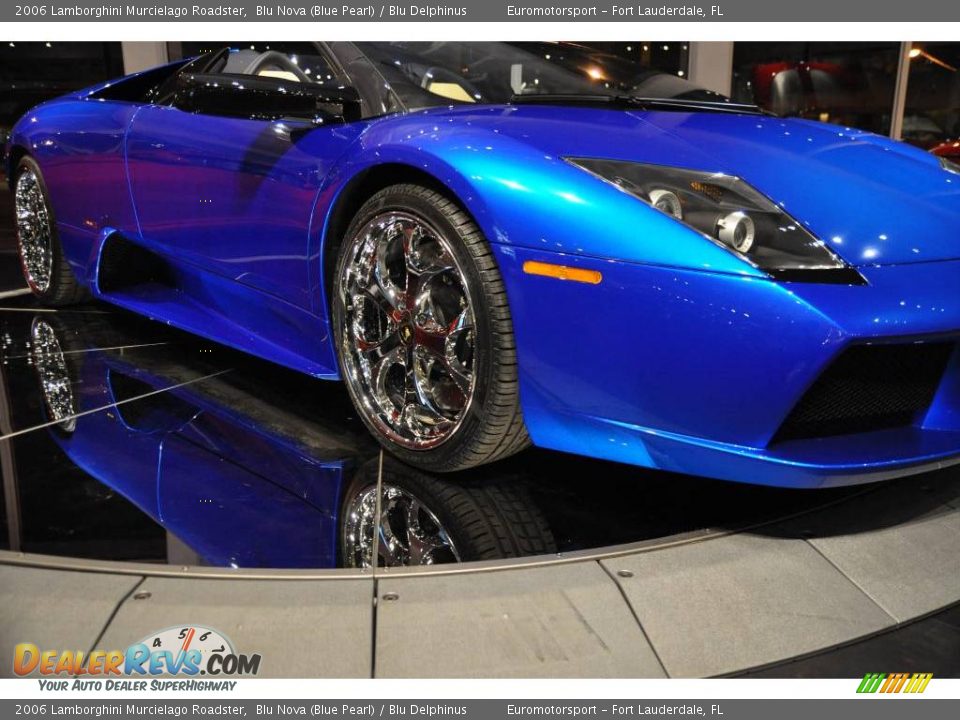 2006 Lamborghini Murcielago Roadster Blu Nova (Blue Pearl) / Blu Delphinus Photo #43