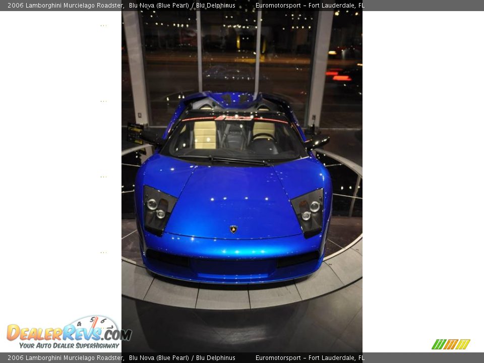 2006 Lamborghini Murcielago Roadster Blu Nova (Blue Pearl) / Blu Delphinus Photo #46