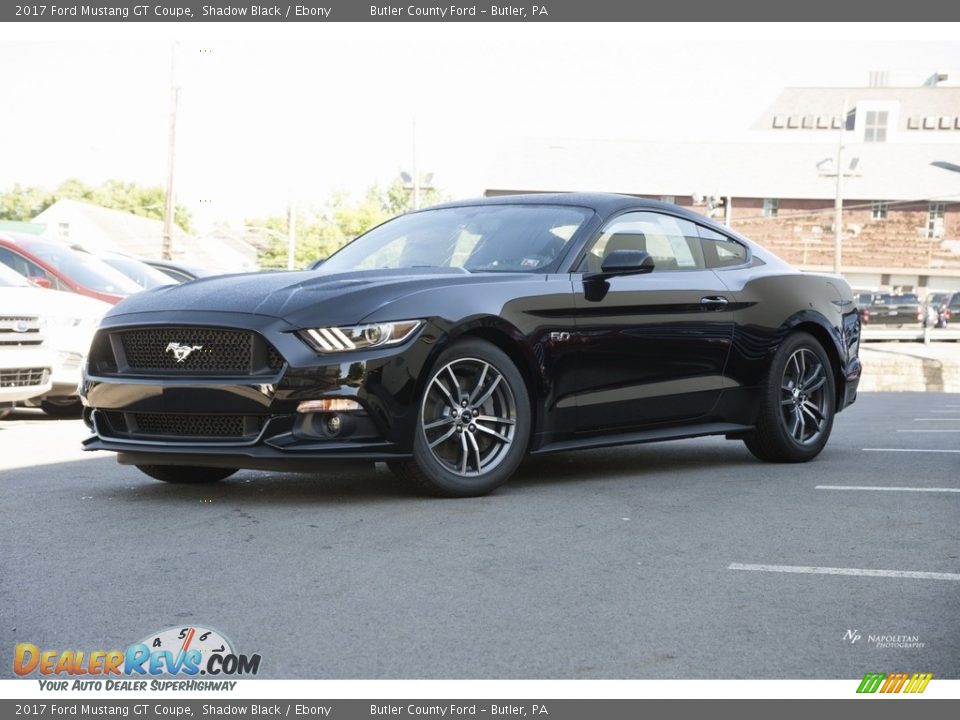 2017 Ford Mustang GT Coupe Shadow Black / Ebony Photo #1