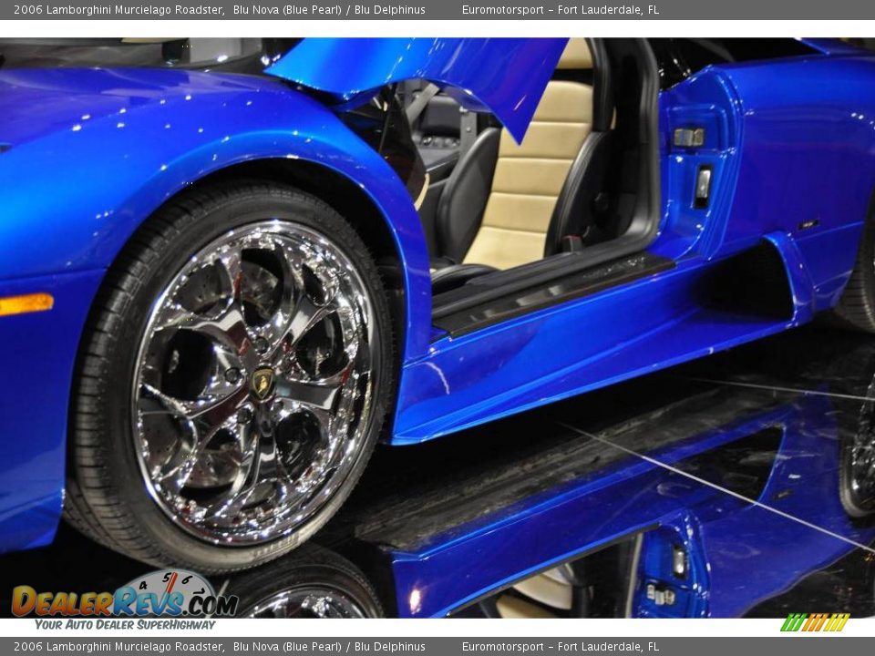 2006 Lamborghini Murcielago Roadster Blu Nova (Blue Pearl) / Blu Delphinus Photo #54