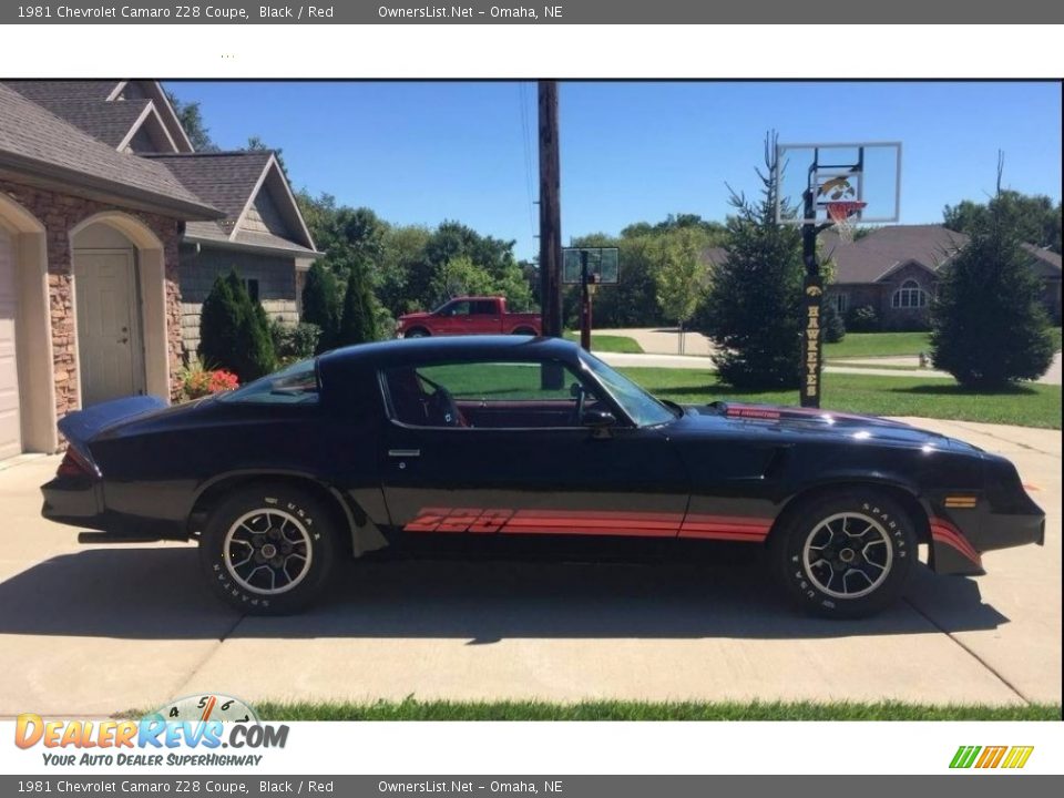 1981 Chevrolet Camaro Z28 Coupe Black / Red Photo #1