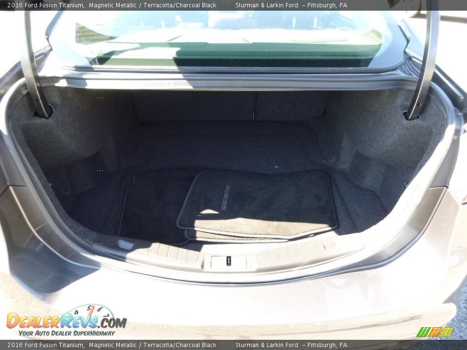2016 Ford Fusion Titanium Magnetic Metallic / Terracotta/Charcoal Black Photo #3