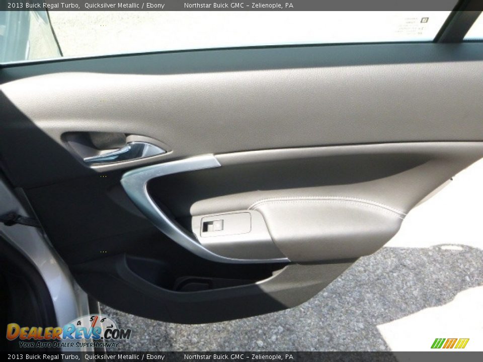 2013 Buick Regal Turbo Quicksilver Metallic / Ebony Photo #16