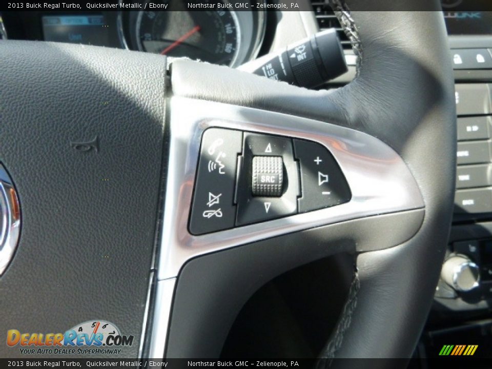 2013 Buick Regal Turbo Quicksilver Metallic / Ebony Photo #28