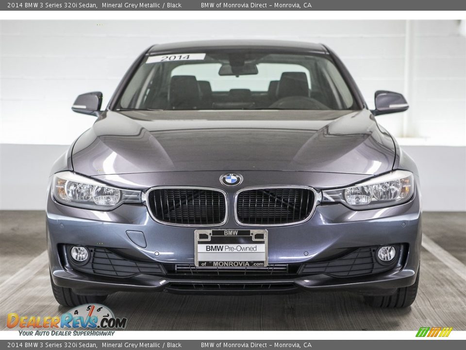 2014 BMW 3 Series 320i Sedan Mineral Grey Metallic / Black Photo #2