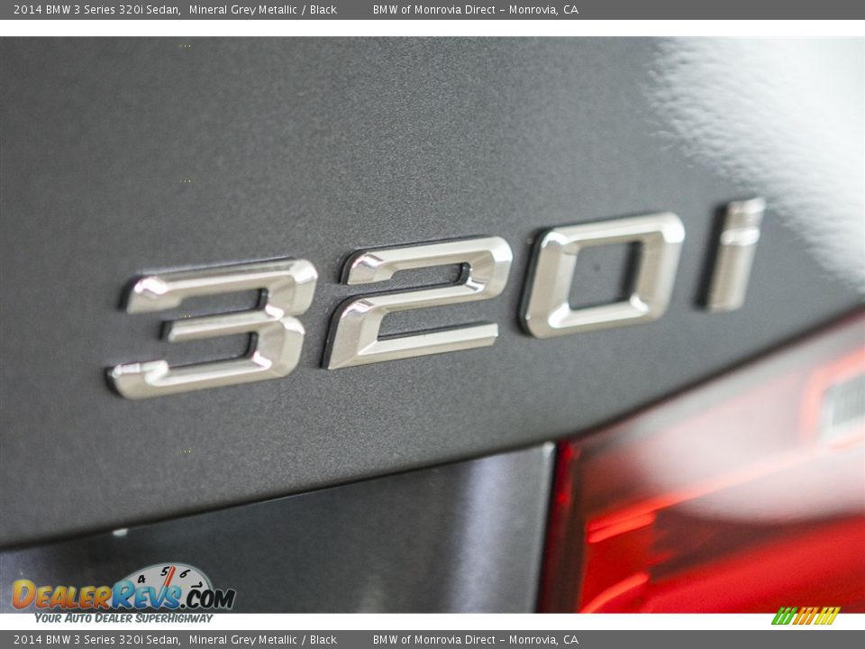 2014 BMW 3 Series 320i Sedan Mineral Grey Metallic / Black Photo #7