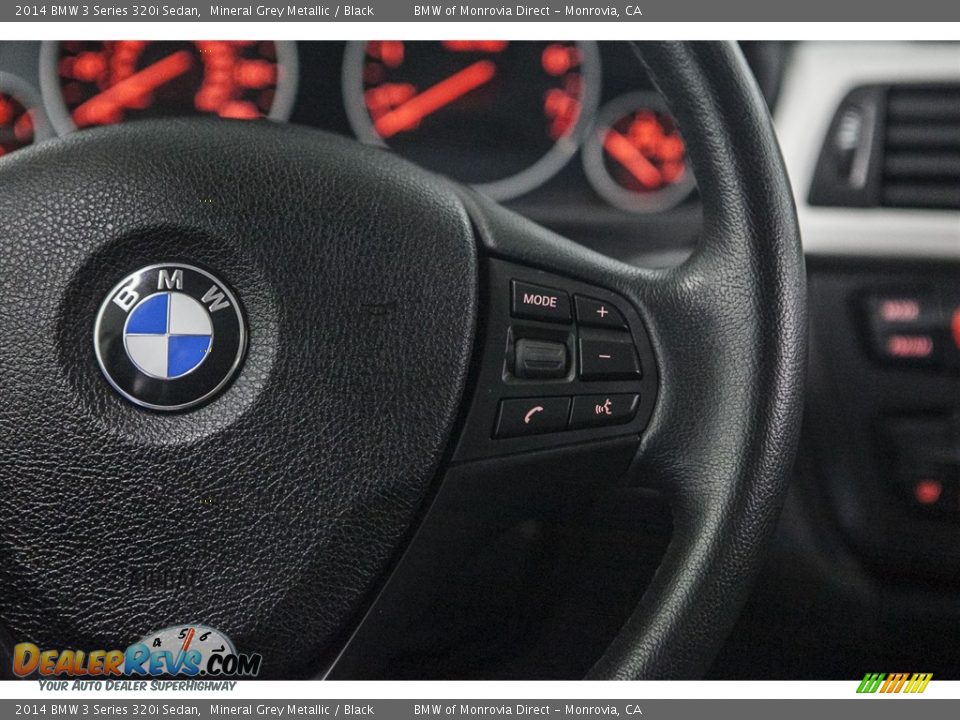 2014 BMW 3 Series 320i Sedan Mineral Grey Metallic / Black Photo #18